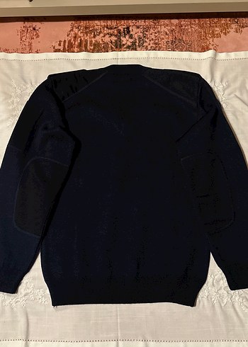 Lacivert Erkek V Yaka Uzun Kollu Kazak - Görsel 8