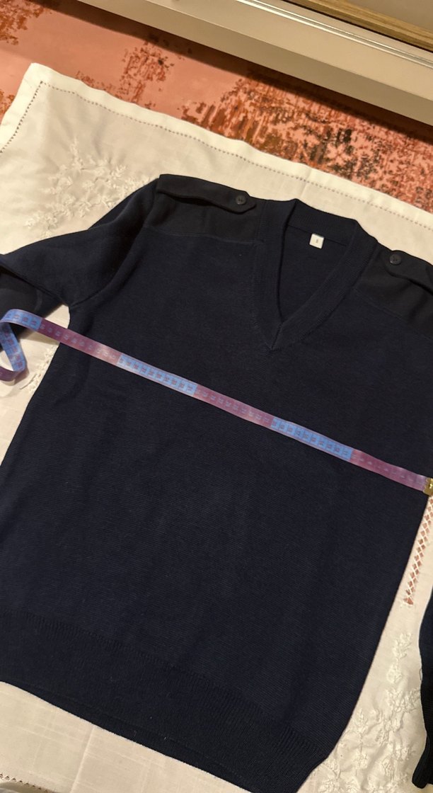 Lacivert Erkek V Yaka Uzun Kollu Kazak - Görsel 5