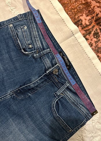 Lacivert Midi Boy Kot Pantolon - Görsel 4