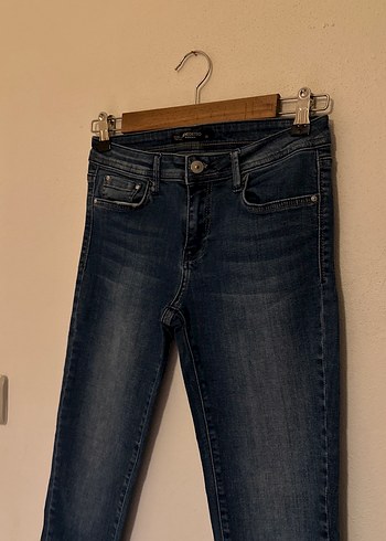 Lacivert Midi Boy Kot Pantolon - Görsel 2