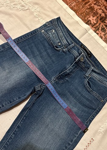 Lacivert Midi Boy Kot Pantolon - Görsel 5