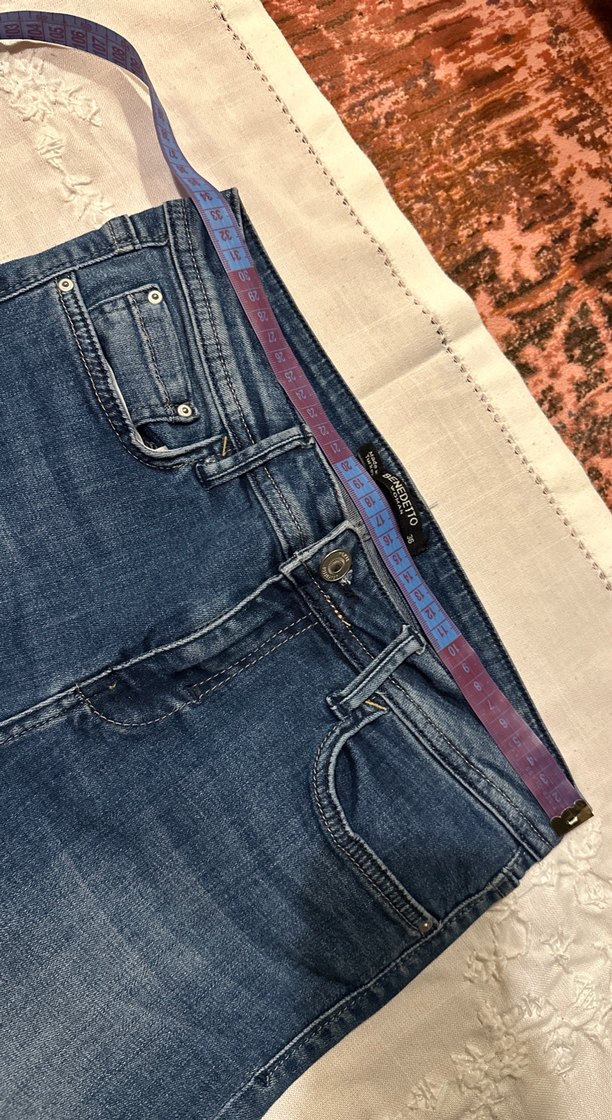 Lacivert Midi Boy Kot Pantolon - Görsel 4