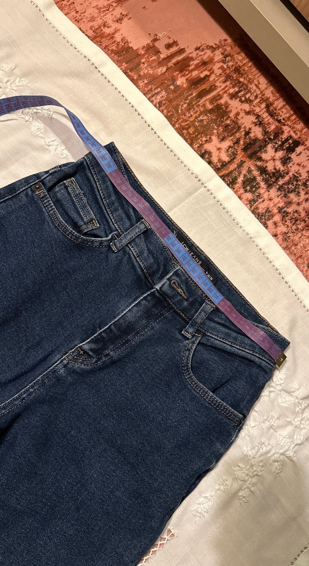 Kadın Lacivert Regular Fit Denim Pantolon - Görsel 3