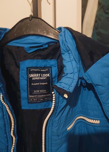 Parlak Mavi Erkek Çocuk Fermuarlı Yelek - Görsel 2