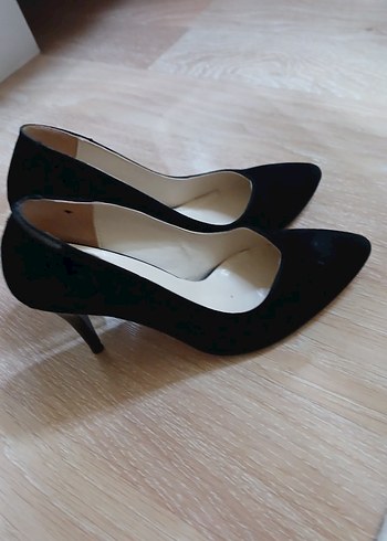 Diğer Siyah Klasik Stiletto Topuklu Kadın Ayakkabı