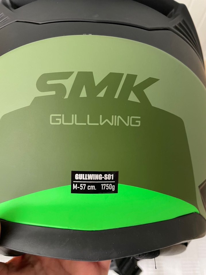 Yeşil SMK Kask, Tokalı, Minimalist Biker Tarzı - Görsel 5