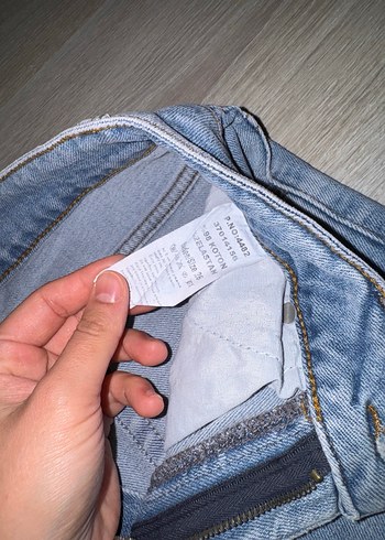 Göz Desenli Rahat Kesim Kadın Kot Pantolon - Görsel 3