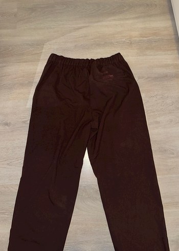 Düğmeli Kahverengi Erkek Pantolon - Görsel 4