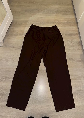 Düğmeli Kahverengi Erkek Pantolon - Görsel 6