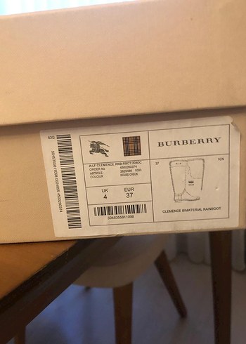 Orijinal Burberry Çizme - Görsel 7