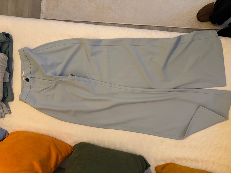 Bebek mavisi Bershka Pantolom - Görsel 4