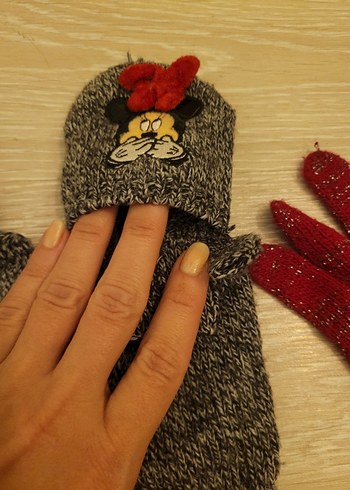 Kullanılmamış Disney Çocuk Eldivenleri - Görsel 2