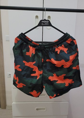 Kamuflaj Desenli Erkek Deniz Şortu - Görsel 2