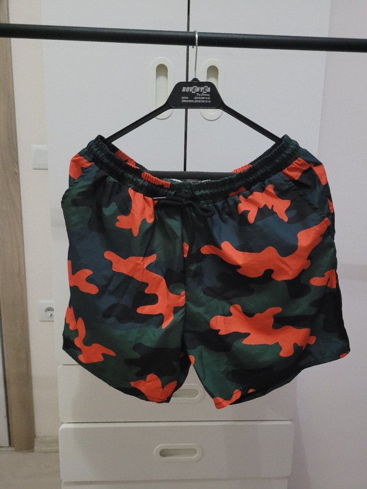 Kamuflaj Desenli Erkek Deniz Şortu - Görsel 2