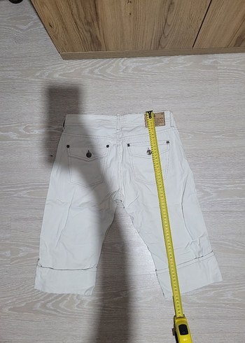 Beyaz kot kapri, kısa şort ,bermuda - Görsel 4