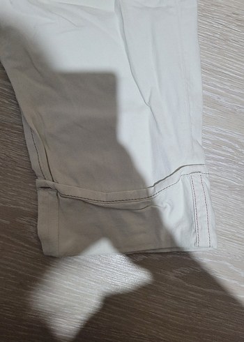 Beyaz kot kapri, kısa şort ,bermuda - Görsel 3