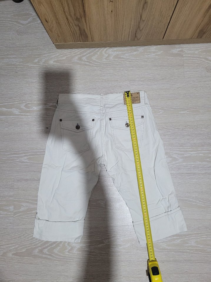 Beyaz kot kapri, kısa şort ,bermuda - Görsel 4