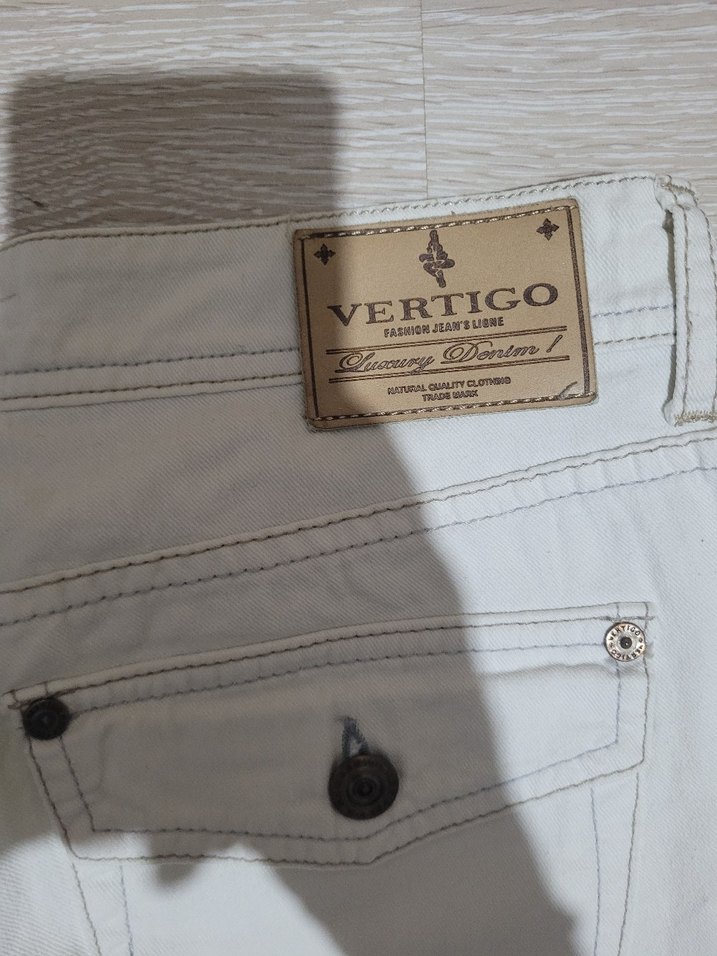 Beyaz kot kapri, kısa şort ,bermuda - Görsel 5