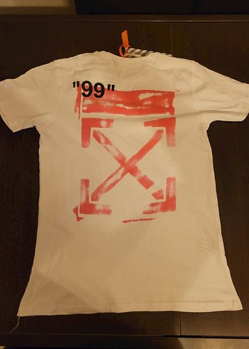 m Beden Off-White Beyaz Erkek Kısa Kollu Tişört