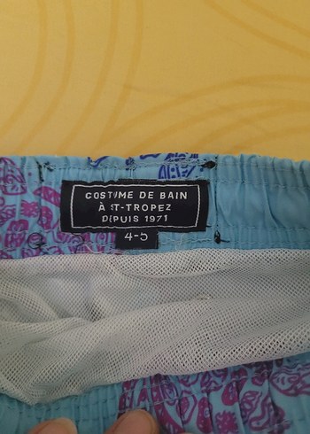 Vilebrequin Mavi Mini Desenli Erkek Şort - Görsel 3