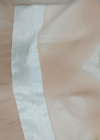 somon rengi mini tüllu abiye elbise - Görsel 6