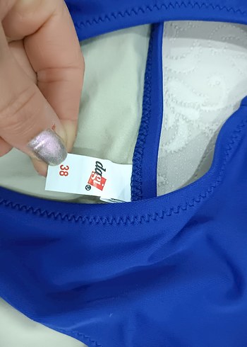 Dagi marka Renkli Tie-Dye Mini Kadın Mayo - Görsel 4