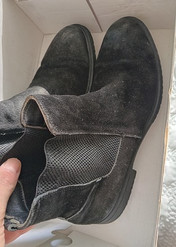 Siyah Süet Erkek Botları Tokalı - Görsel 2