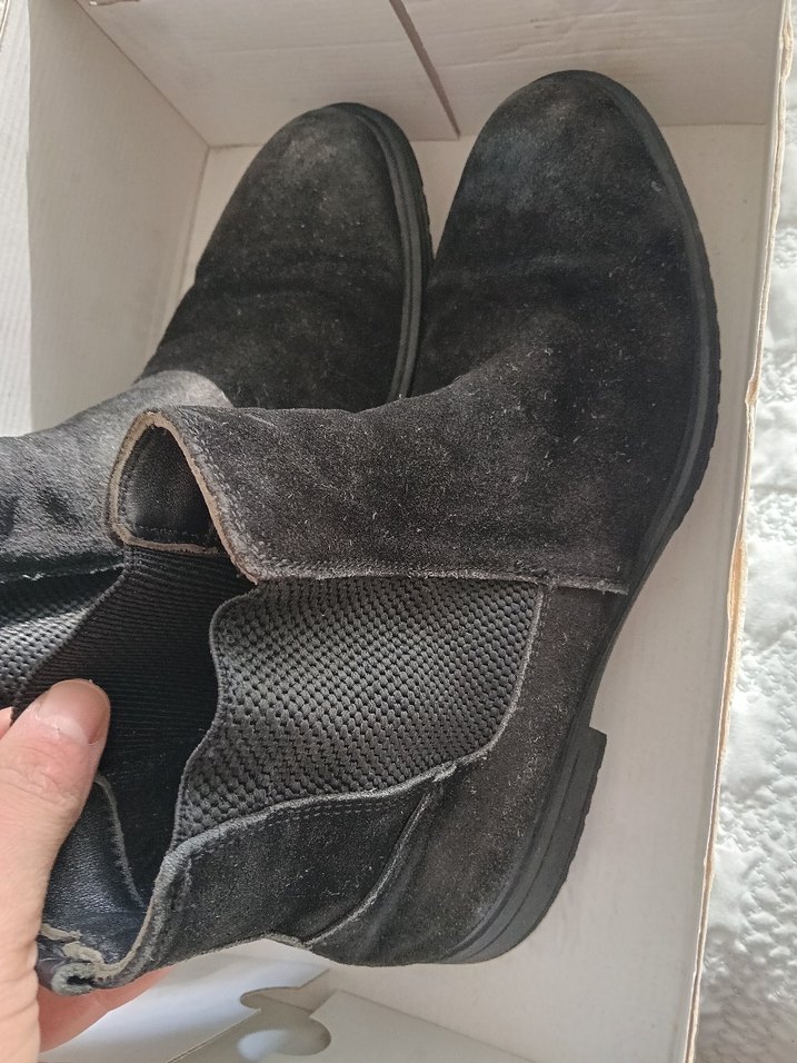 Siyah Süet Erkek Botları Tokalı - Görsel 2