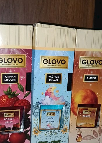 Glovo Kadın Oda Kokuları - Vanilya, Kabe, Gardenya - Görsel 5