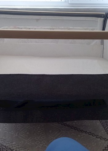 Gri Bebek Beşiği ve Sepeti - Görsel 3