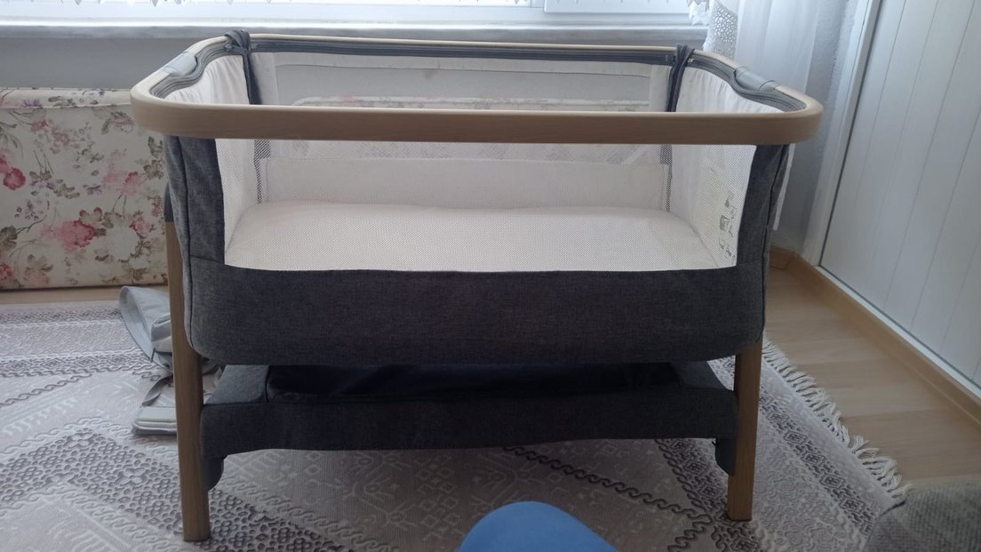 Gri Bebek Beşiği ve Sepeti - Görsel 3