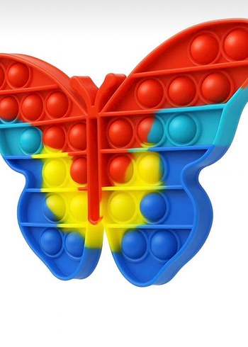 Fisher Price Renkli Kelebek Pop It Oyuncak