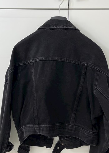 Dilvin Siyah Kadın Biker Denim Ceket