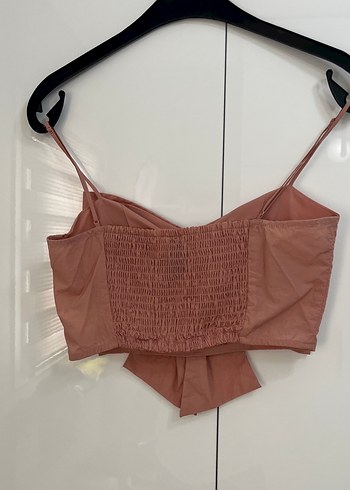 34 Beden Pembe Mini Strappy Fiyonklu Bustiyer