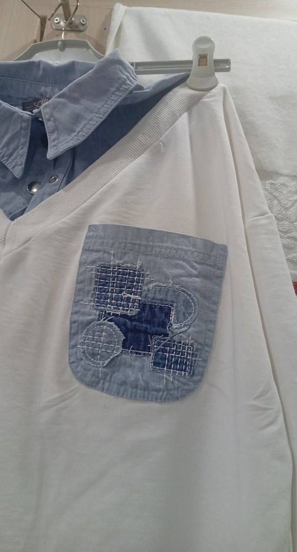 Pamuklu Beyaz  Uzun Kollu Gömlek - Görsel 2