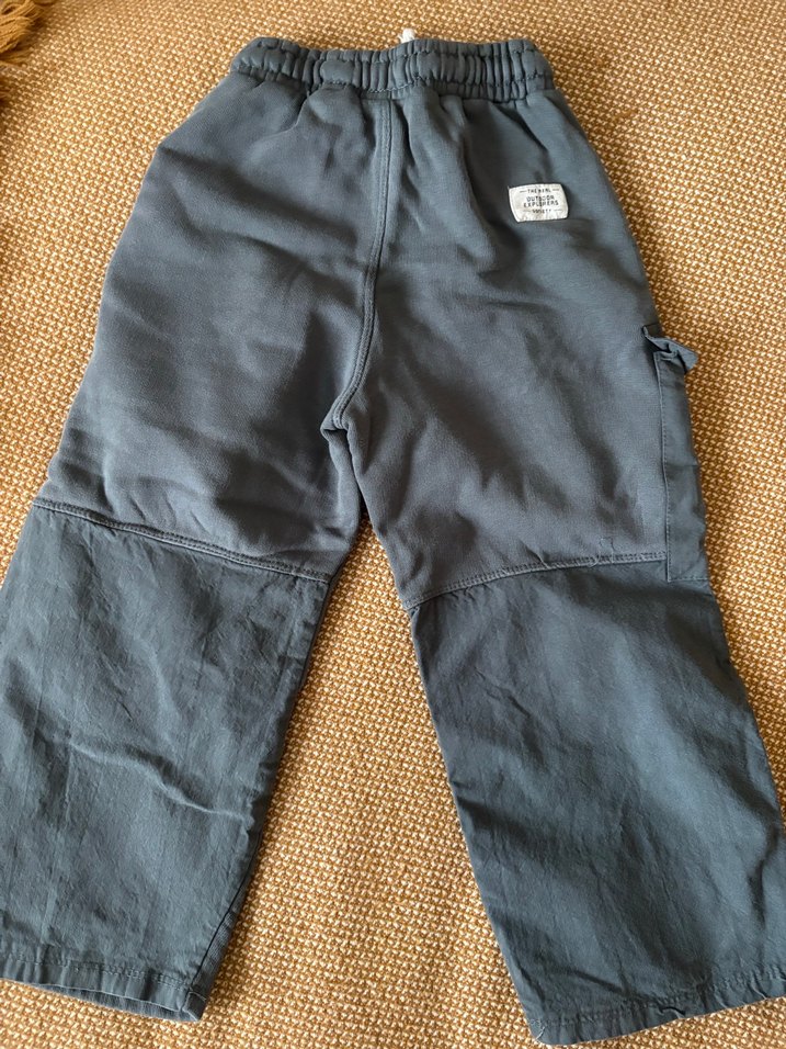 Gri Erkek Çocuk Bol Kesim Denim Pantolon - Görsel 3