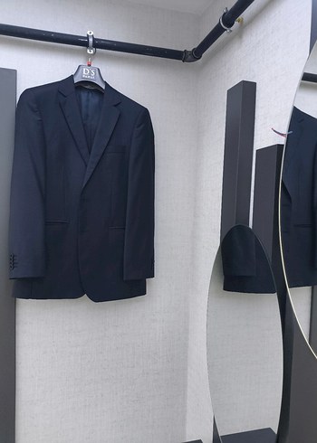 D'S Damat Erkek Lacivert Düğmeli Takım Elbise - Görsel 3