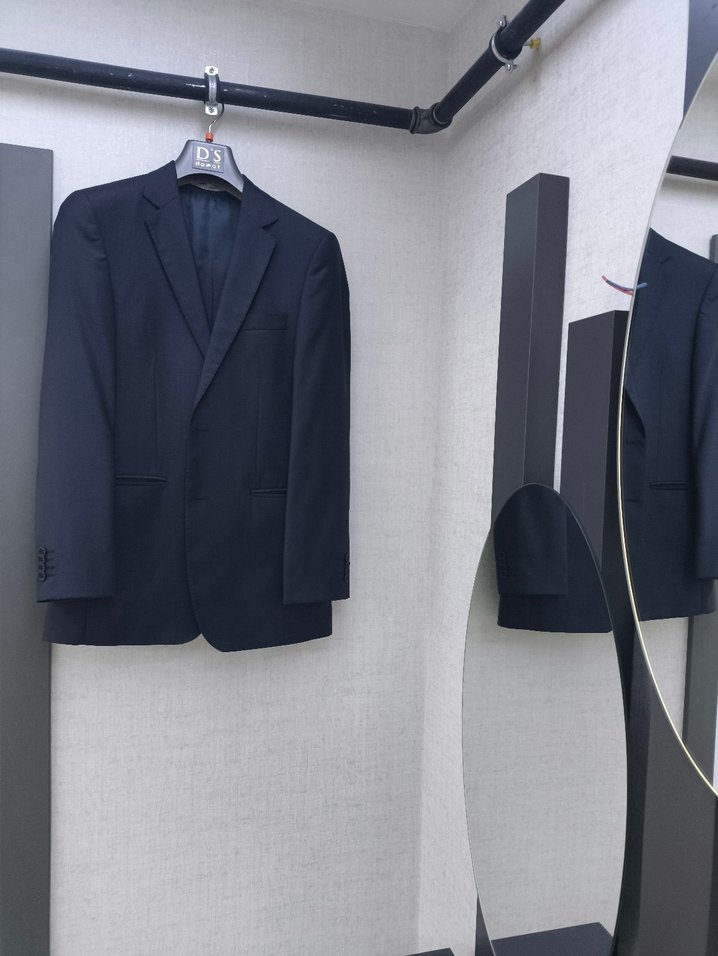 D'S Damat Erkek Lacivert Düğmeli Takım Elbise - Görsel 3