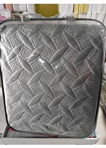 Gri Kareli Queen Yatak Örtüsü - Görsel 2