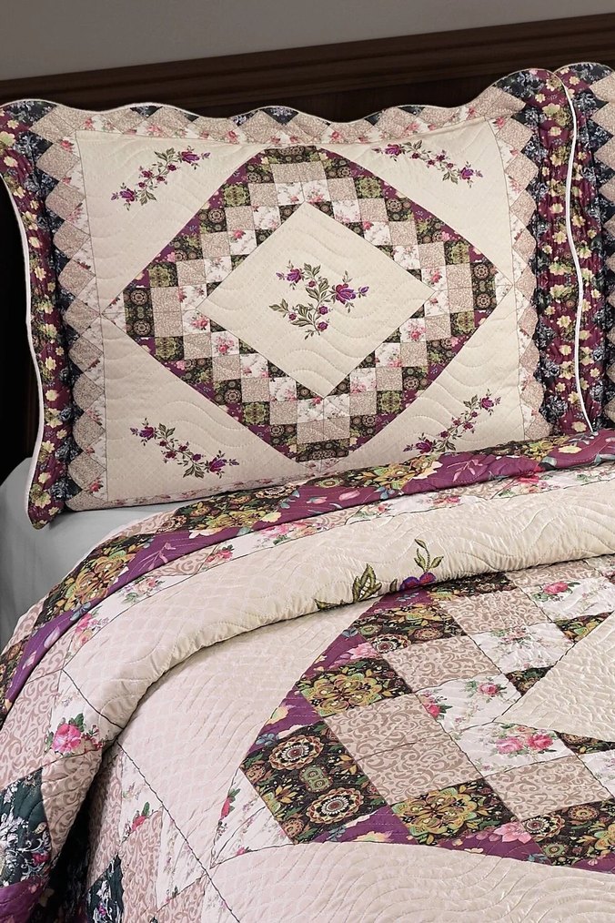 Retro prestij yatak örtüsü - Görsel 2