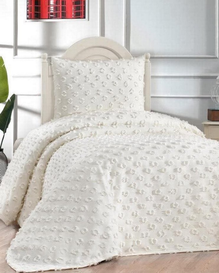 Yeni sezon işlemeli yatak örtüsü - Görsel 2