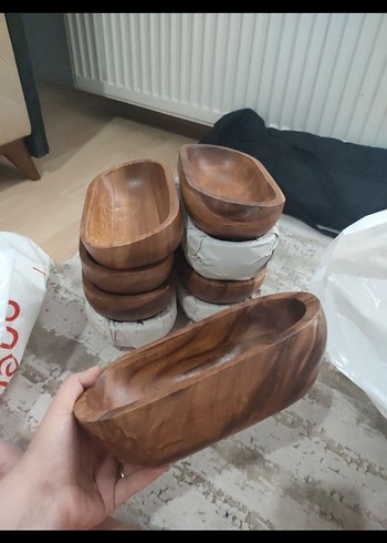  Beden kahverengi Renk Parlak Kahverengi Bohem Ahşap Kase