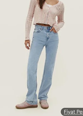 Stradivarius D98 straight fit vintage jean 36 Beden