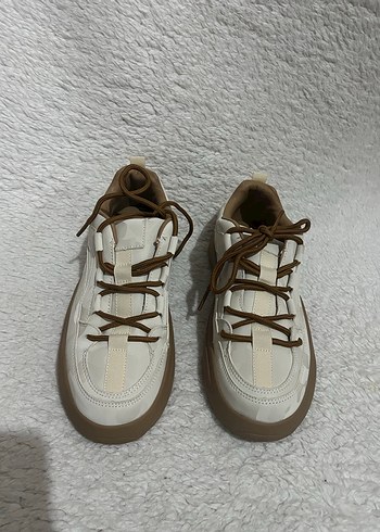 Twist Bej Minimalist Kadın Sneakers