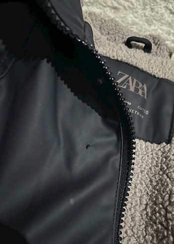 Gri Erkek Çocuk Kürklü Street Wear Mont - Görsel 3