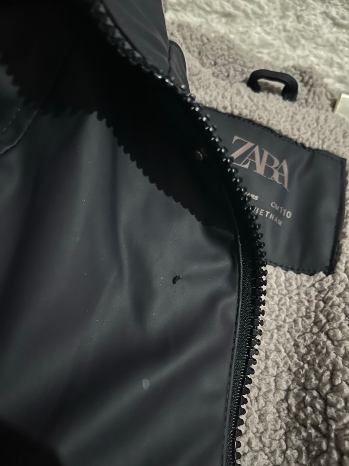 Gri Erkek Çocuk Kürklü Street Wear Mont - Görsel 3