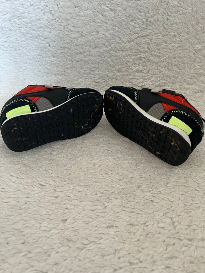 Gri Çocuk Spor Ayakkabı Cırt Cırtlı - Görsel 5