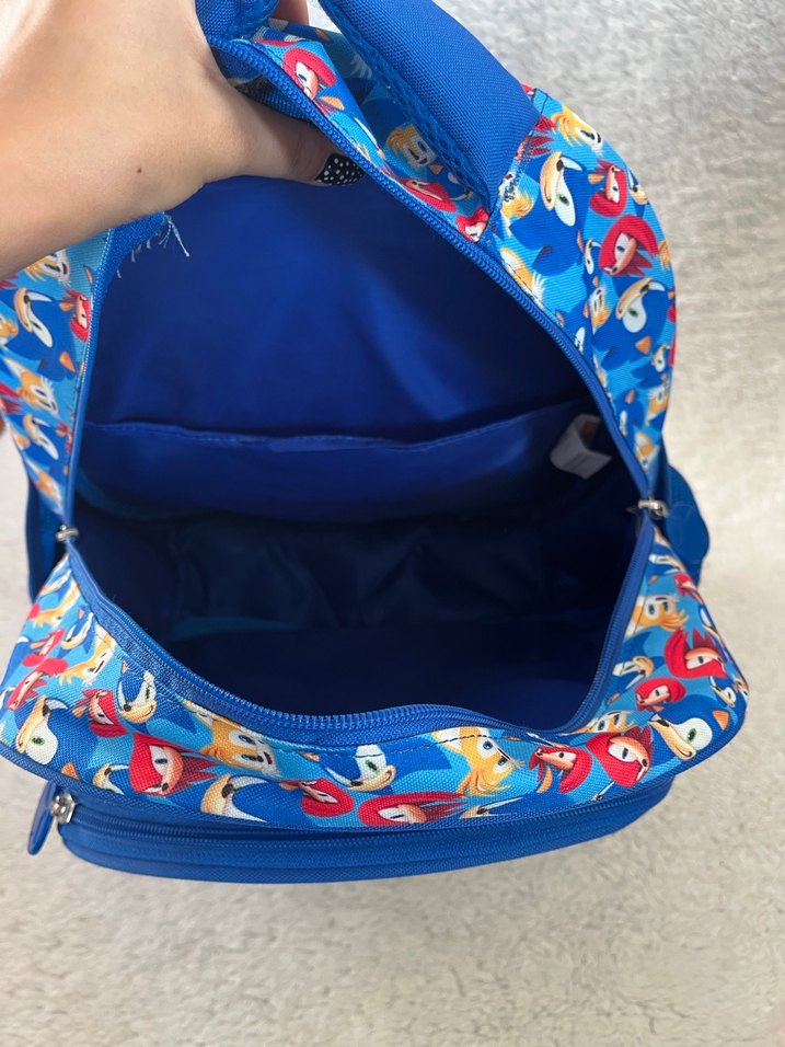 Renkli Sonic Çocuk Okul Çantası - Görsel 5