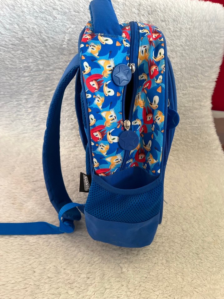 Renkli Sonic Çocuk Okul Çantası - Görsel 4