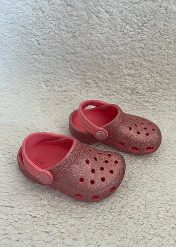 C6 22-23 Pembe Simli Kız Çocuk Terliği - Görsel 2